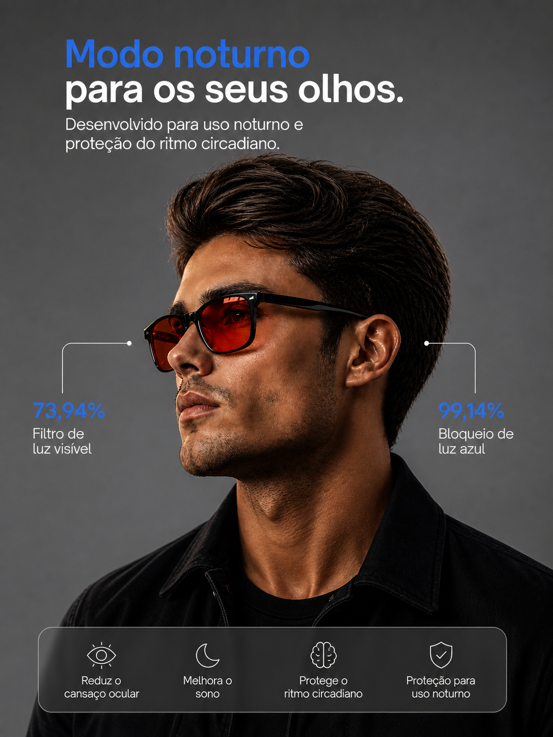 Darwin - Óculos de dormir- Proteção noturna